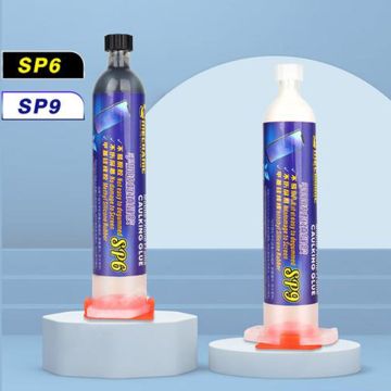 Mechanic SP9 30ml уплътняващо лепило, течно лепило за ремонт на извити екрани - черно