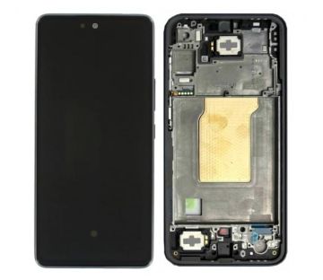 LCD Дисплей за Samsung Galaxy A35 5G / A356, SM-A356B / с рамка / Черен / Оригинал Service Pack /