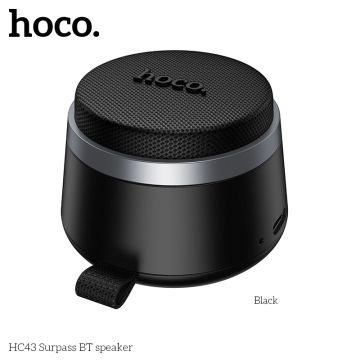 HOCO HC43 Безжичен спортен високоговорител 5W (Поддържа TF, USB, AUX) - Черен