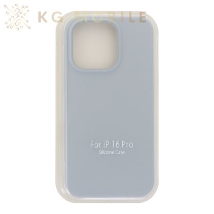 Силиконов Кейс Full Pure Color  за  iPhone 16 Pro -  Grey Blue