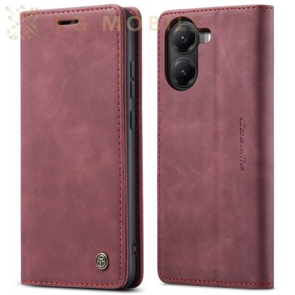 CaseMe Калъф Тип Тефтер За Xiaomi Poco X7 Pro  - Бордо