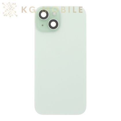 Заден капак за iphone 15 / green, зелен / оборудван + стъкло камера + метална пластина / ORI /