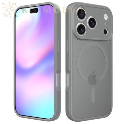  Кейс Clear MagSafe за iPhone 17 Pro - Gray