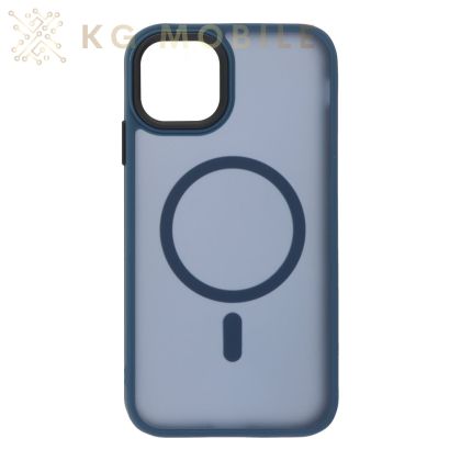 Кейс Magnetic Skin Feel за iPhone 13 -  Blue