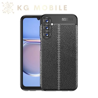 Силиконов Кейс Litchi Texture за Samsung Galaxy A05s