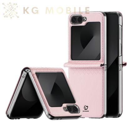 Кейс DUX DUCIS Bril Series Leather за Samsung Z Flip 6 / F741 / Z Flip 7 FE / F761- Pink