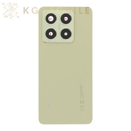 Заден капак за Xiaomi 14T / Model: 2406APNFAG / Green, зелено / ORG /