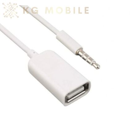 Кабел 3.5мм жак- USB Женско с дължина 1М