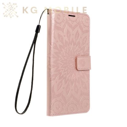 Калъф Тип Тефтер  MEZZO Book case for SAMSUNG A13 4G mandala rose gold