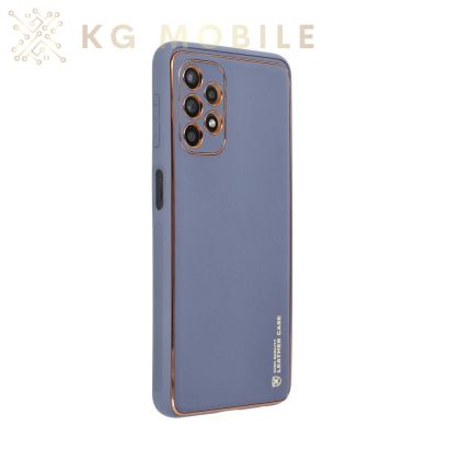 Силиконов Кейс LEATHER Case for SAMSUNG Galaxy A53 5G blue