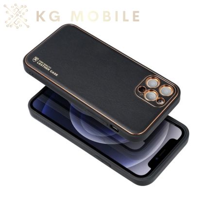 Силиконов Кейс LEATHER Case for IPHONE 14 PRO MAX black