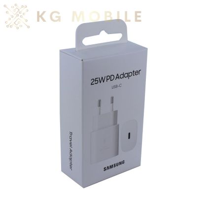 ОРИГИНАЛНО ЗАРЯДНО ЗА SAMSUNG A34 • А54 • A14 220V SUPER FAST CHARGER USB-C EP-TA800NWE 25W • БЯЛ • BLISTER