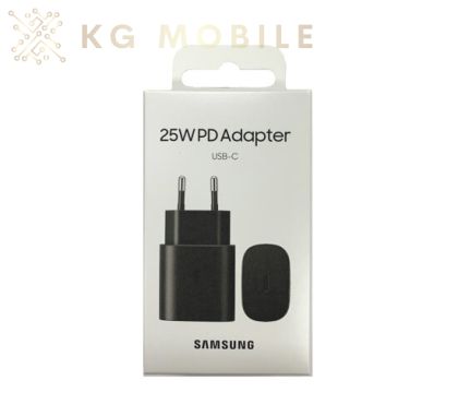 ОРИГИНАЛНО ЗАРЯДНО ЗА SAMSUNG A34 • А54 • A14 220V SUPER FAST CHARGER USB-C EP-TA800NWE 25W •  ЧЕРЕН• BLISTER