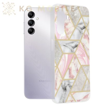 Силиконов гръб Marble Series за Redmi A1 / A2 - Pink Hex