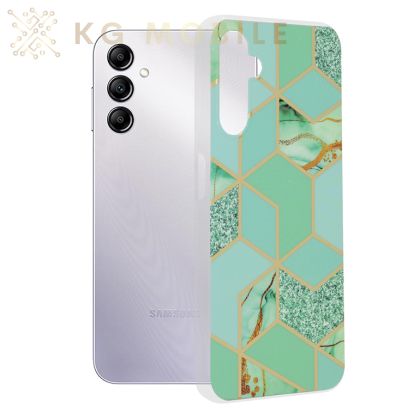 Силиконов гръб Marble Series за Redmi A1 / A2 - Green Hex