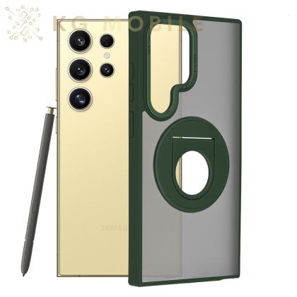  Кейс Shock  MagSafe Ghost Holder Series - Samsung Galaxy S24 Ultra - Matte Green