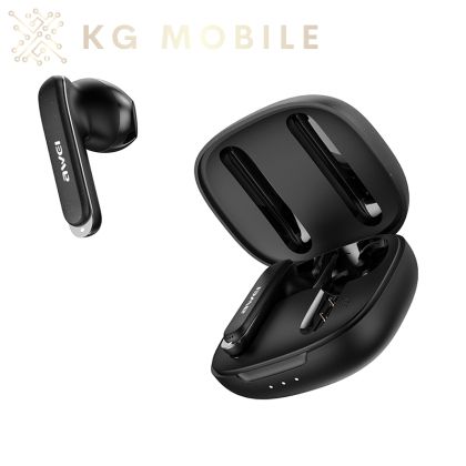 Bluetooth слушалки,  AWEI AWEI T66 BT 5.3 ,  двоен HD микрофон, черни