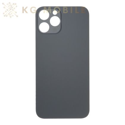 Заден капак за iPhone 12 Pro Max / Big Hole / Black / HQ