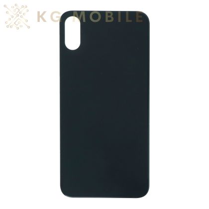Заден капак за iPhone XS EU & Large Hole Version Black OEM