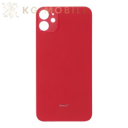 Заден капак за  iPhone 11 Big Hole  / червен , red  / OEM