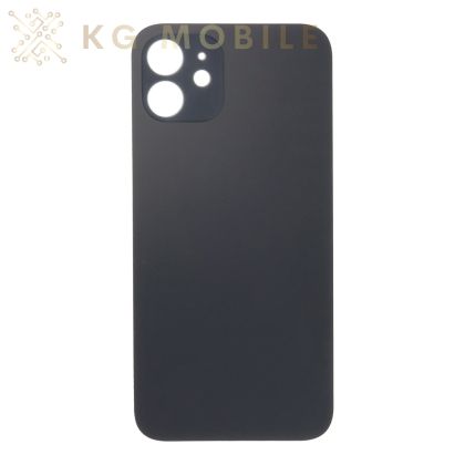 Заден капак за  iPhone 12 Big Hole / black, черен / 