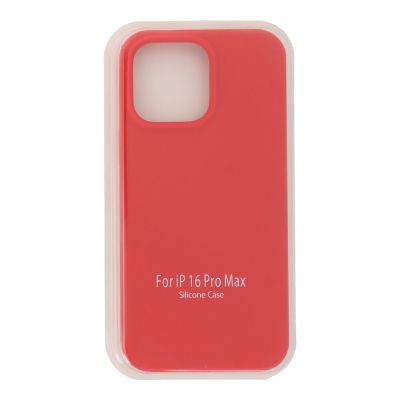 Силиконов Кейс Full Pure Color  за  iPhone 16 Pro Max - Red