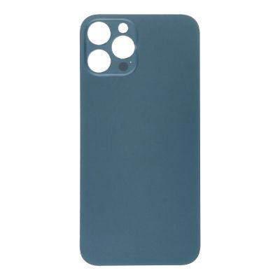 Заден капак за iPhone 12 Pro Max / Big Hole / син / OEM /