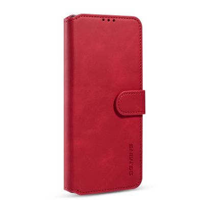 DG.MING Калъф Тип Тефтер За Samsung Galaxy A32 4G - червен