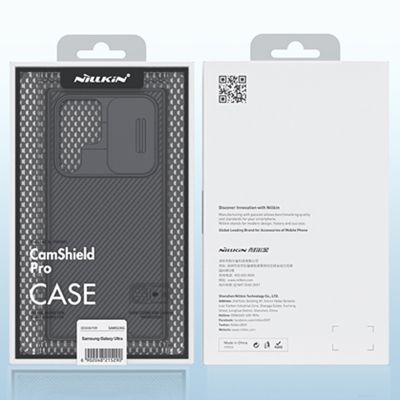  Кейс NILLKIN CamShield Pro за Samsung Galaxy S22 Ultra - Black