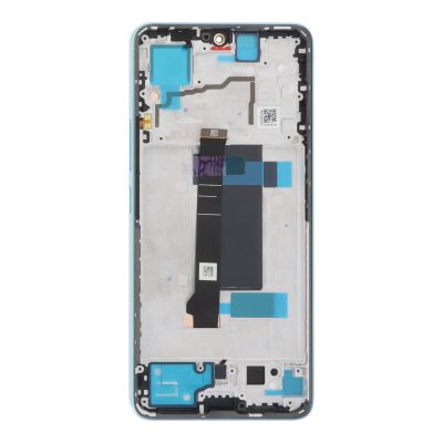LCD Дисплей за Xiaomi Redmi Note 13 Pro 5G / с рамка / син, blue /  Оригинал / 