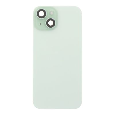 Заден капак за iphone 15 / green, зелен / оборудван + стъкло камера + метална пластина / ORI /