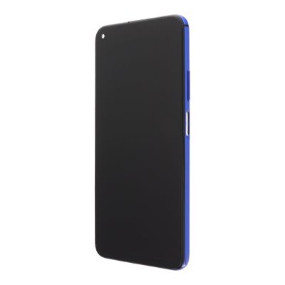 LCD Дисплей за Дисплей за Huawei Nova 5T / Honor 20 / Оригинален Service Pack - със синя рамка
