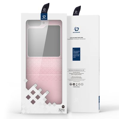Кейс DUX DUCIS Bril Series Leather за Samsung Z Flip 6 / F741 / Z Flip 7 FE / F761- Pink