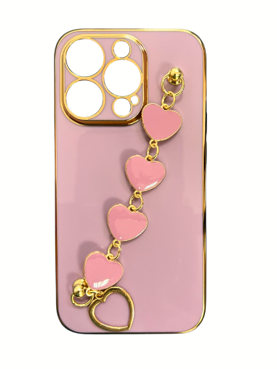 Силиконов Кейс HEART CHAIN CASE IPHONE 14 PRO