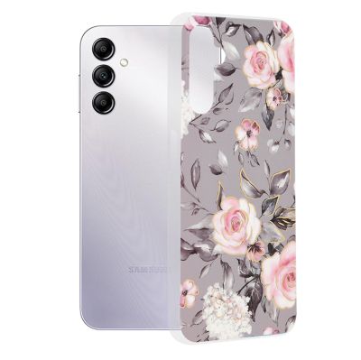 Силиконов гръб Marble Series за Samsung A14 4G/5G - Bloom of Ruth Gray