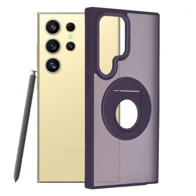  Кейс  MagSafe Ghost Holder Series - Samsung Galaxy S24 Ultra - Matte Purple