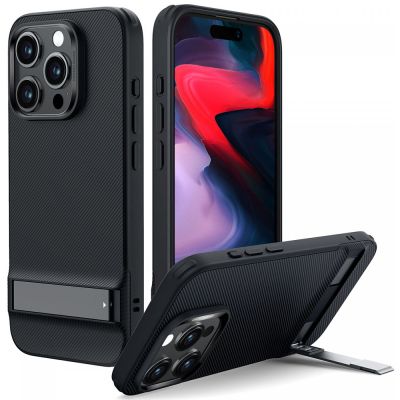  Кейс ESR - Air Shield Boost Kickstand - iPhone 15 Pro - Translucent Black