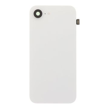 Заден капак за iphone 16e оборудван + стъкло камера + метална пластина + светкавица - Бял / OEM /