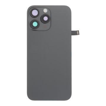 Заден капак за iPhone 16 Pro Max, оборудван / black titanium, черен /  OEM /