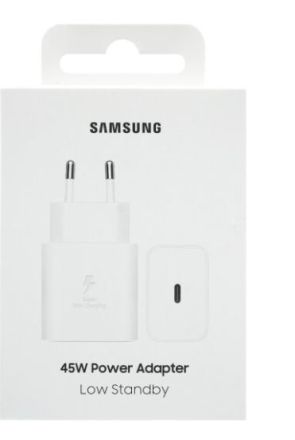 Зарядно Samsung Super Fast Charger EP-TA845XBE 45W, USB-C, бял
