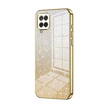 Силиконов Кейс Gradient за Samsung Galaxy A12 - Gold