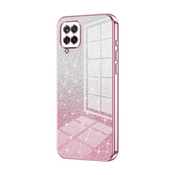 Силиконов Кейс Gradient за Samsung Galaxy A12 - Pink