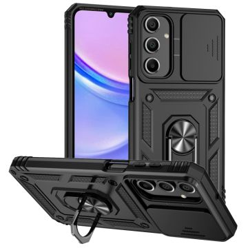 Силиконов Кейс Sliding за Samsung Galaxy A16 / A16 5G - черен