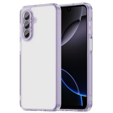 Силиконов Кейс Hybrid за Samsung Galaxy A17 4G / 5G - прозрачен, лилав