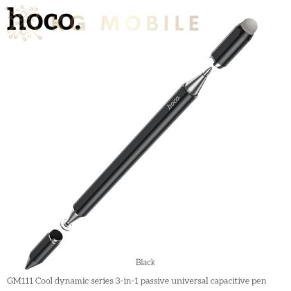 Hoco GM111 3 в 1 цифрова писалка за смартфони и таблети - черен