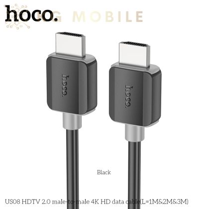 Кабел HDMI към HDMI 2.0M , 4K  HOCO  US08