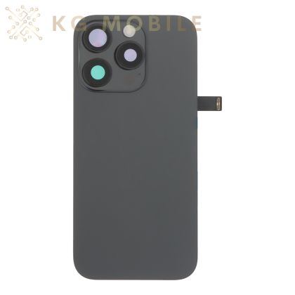 Заден капак за iPhone 16 Pro , оборудван / black titanium, черен /  OEM /
