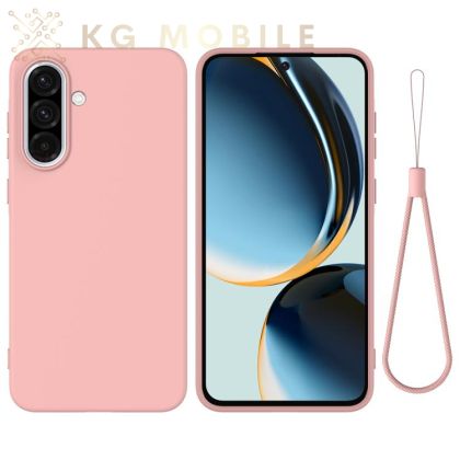 Силиконов Кейс Liquid за SAMSUNG A37 5G - розов