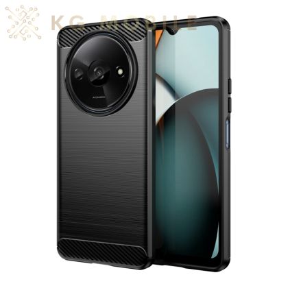Силиконов Кейс CARBON за Xiaomi Redmi A3 - черен