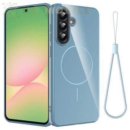Кейс Glossy за Samsung Galaxy A17 / A18 5G - син